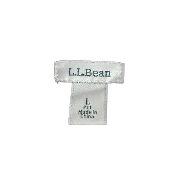 LL Bean red burgundy knit button up sweater, womans large petite - Picture 2 of 5